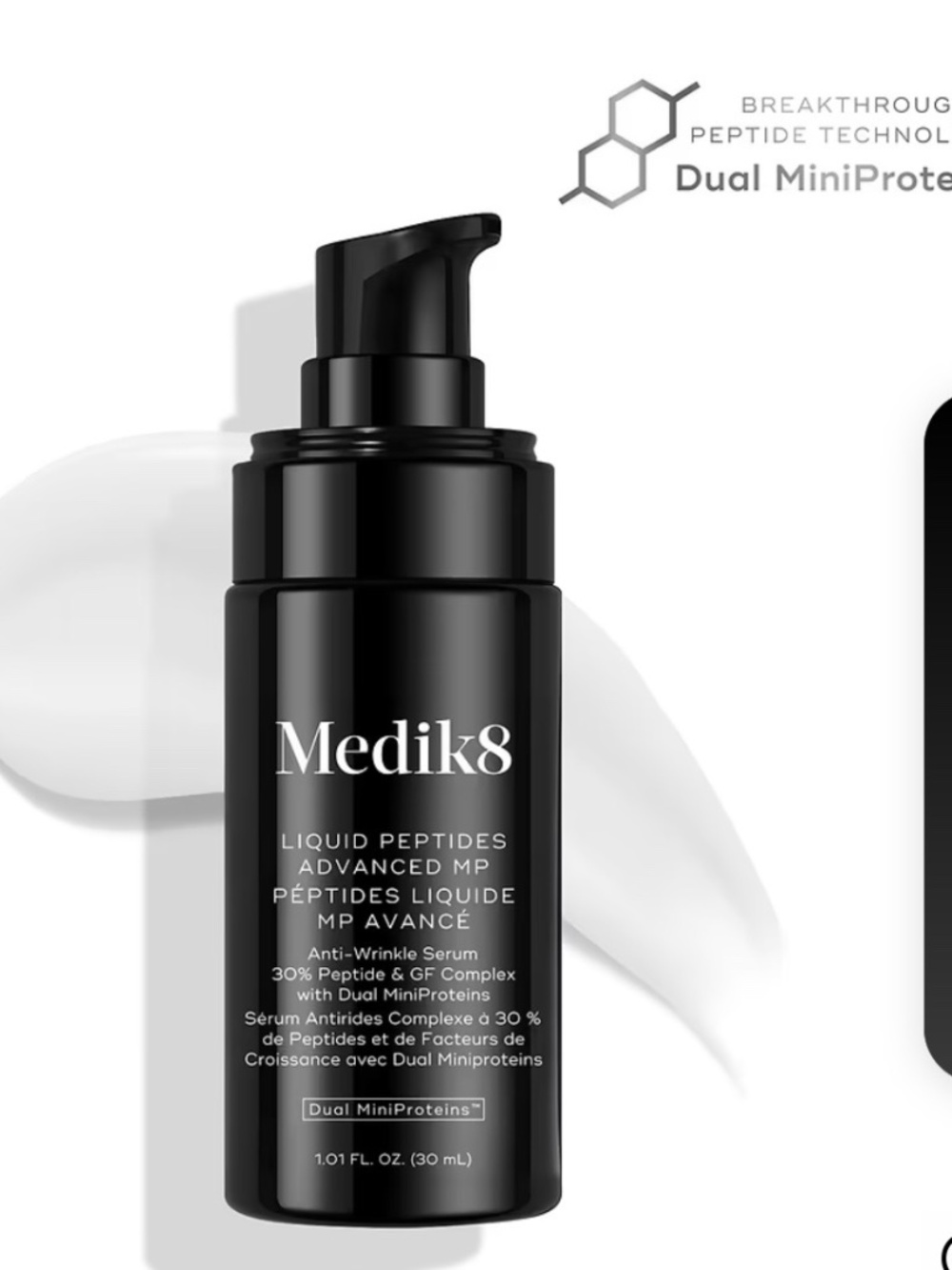 MEDIK8 liquid peptides advanced MP serum 3 bottles